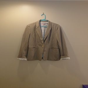 Philosophy Cream/Tan Blazer